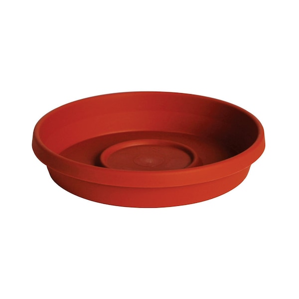 Bloem Terra 2.7 in. H X 14.75 in. W X 16 in. D Resin Traditional Plant Saucer Terra Cotta 51016C - main
